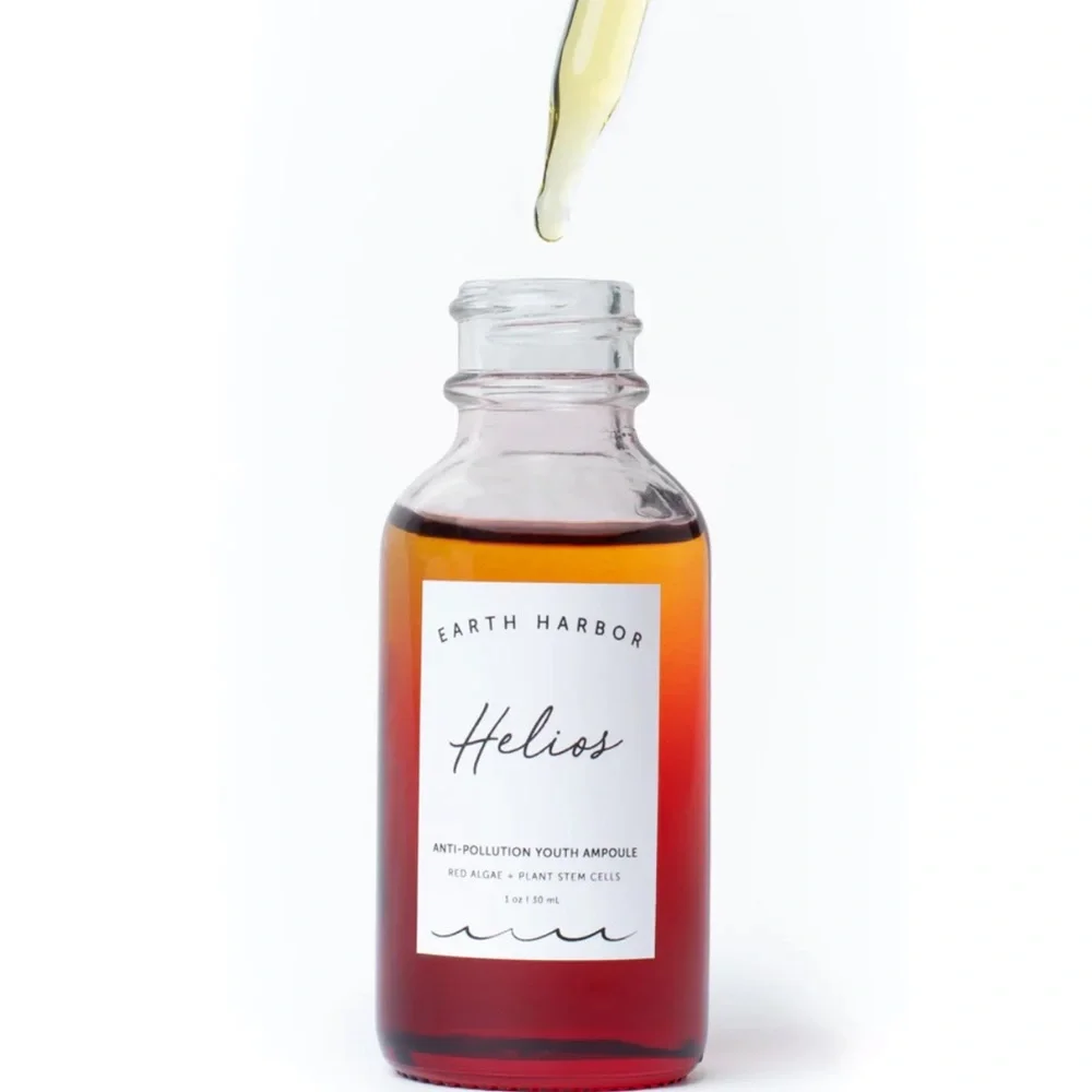 EARTH HARBOR HELIOS Anti-Pollution Youth Ampoule 1oz $48 NIB CLEAN BEAUTY